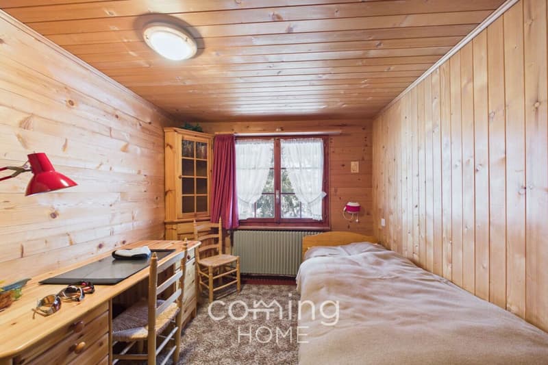 Wohnen heute, bauen morgen - Chalet mit 1'800 m² Baulandreserve in sonnigem Bürchen (15)
