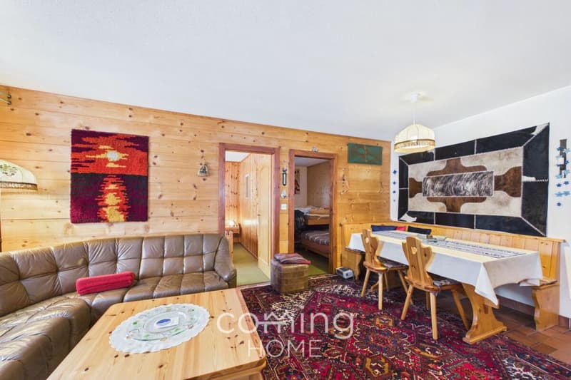 Wohnen heute, bauen morgen - Chalet mit 1'800 m² Baulandreserve in sonnigem Bürchen (4)