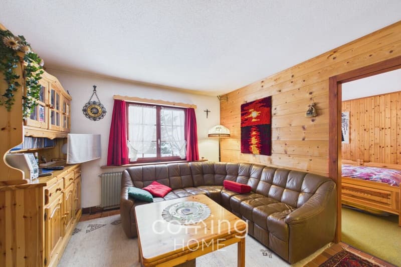 Wohnen heute, bauen morgen - Chalet mit 1'800 m² Baulandreserve in sonnigem Bürchen (6)