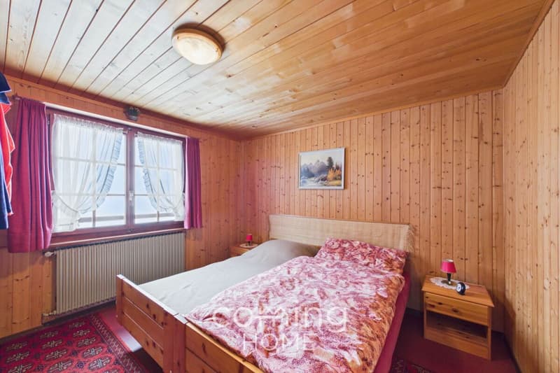 Wohnen heute, bauen morgen - Chalet mit 1'800 m² Baulandreserve in sonnigem Bürchen (14)