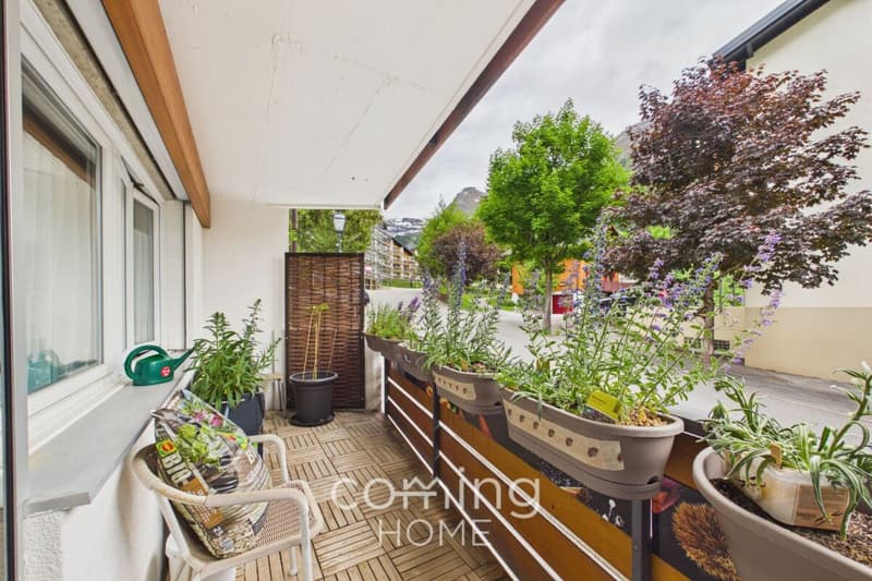 Lichtdurchflutete 2.5 Zimmer Wohnung mit Balkon und Walliser Alpenpanorama in Leukerbad (9)