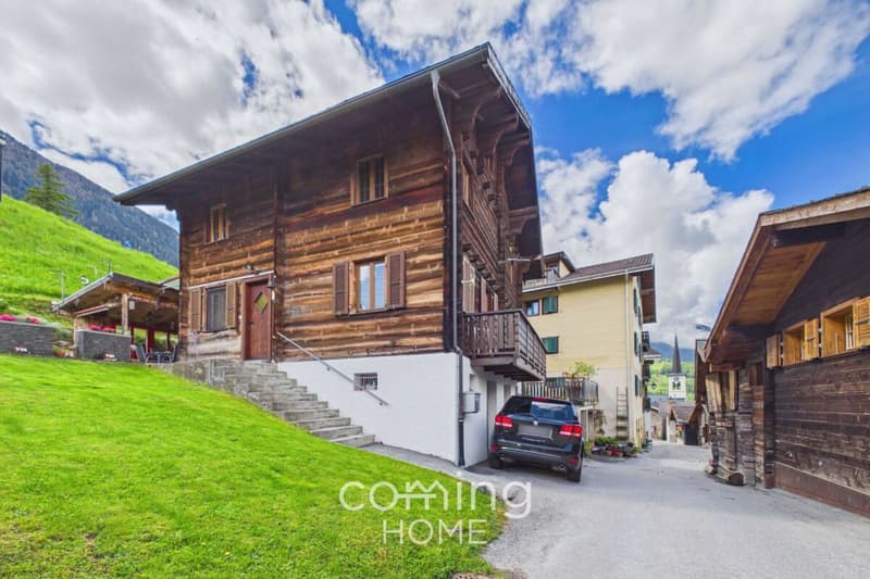 Wohnen und bauen in Ergisch - Chalet mit Bauland und sonniger Aussichtslage (14)