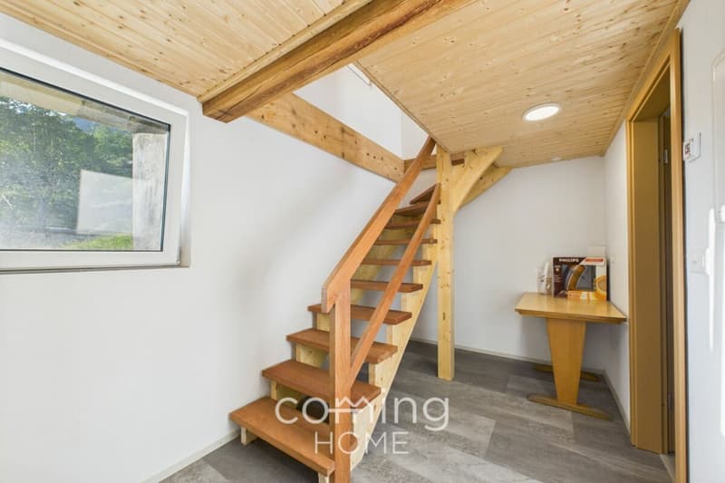 Ruhig, sonnig und mit Bergblick - neuwertige 1.5-Zimmer-Wohnung in Hohtenn (4)