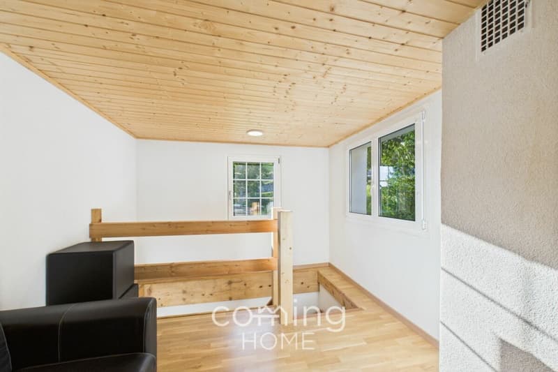 Ruhig, sonnig und mit Bergblick - neuwertige 1.5-Zimmer-Wohnung in Hohtenn (3)
