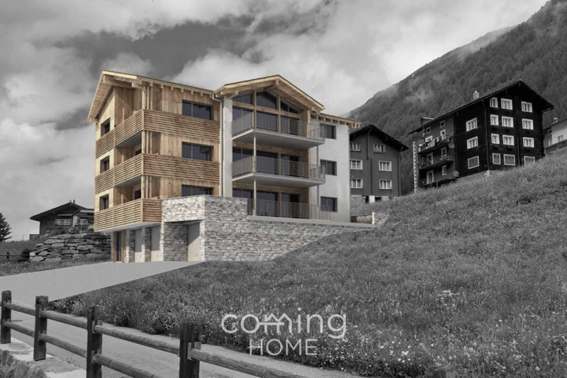 Neubau mit Alpenpanorama in Saas-Balen - grosszügige 5.5-Zimmer-Wohnung der Extraklasse (1)
