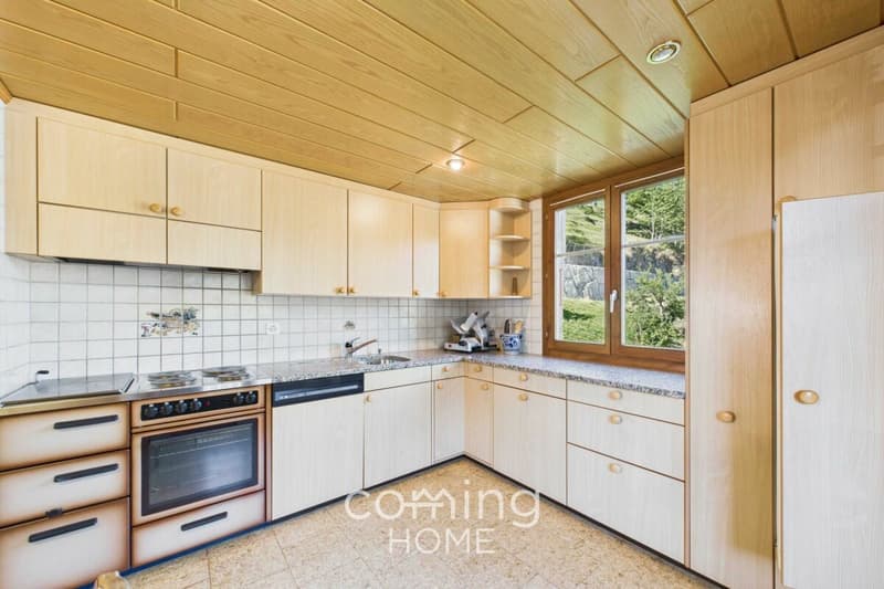 Charmante 3.5 Zimmerwohnung im Walliser Chalet in Embd - Bergsicht und Zweitwohnsitz (2)