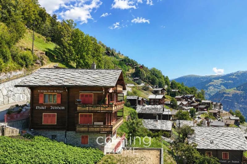 Charmante 3.5 Zimmerwohnung im Walliser Chalet in Embd - Bergsicht und Zweitwohnsitz (14)
