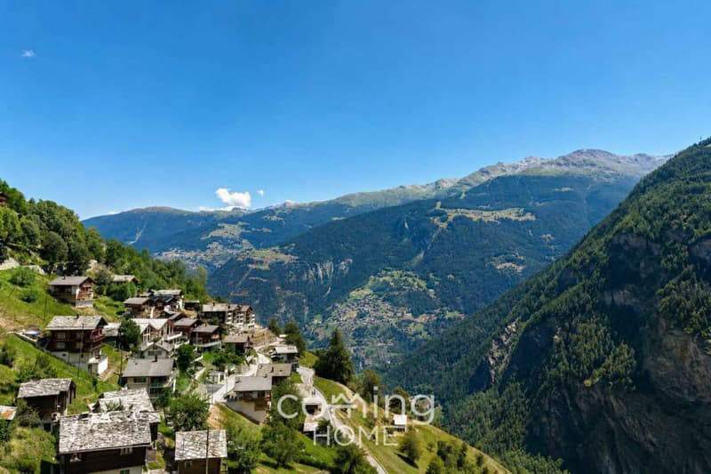 Charmante 3.5 Zimmerwohnung im Walliser Chalet in Embd - Bergsicht und Zweitwohnsitz (13)