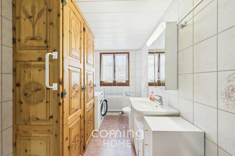 Charmante 3.5 Zimmerwohnung im Walliser Chalet in Embd - Bergsicht und Zweitwohnsitz (9)