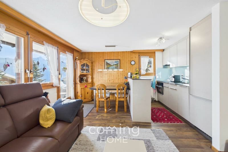 Panoramasicht und eigener Garten - heimelige 3.5-Zimmer-Wohnung in Engersch (2)