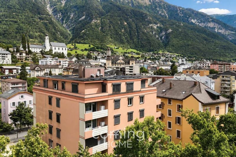 Grosszügige Attikawohnung mit Panoramaterrasse - Brig (8)