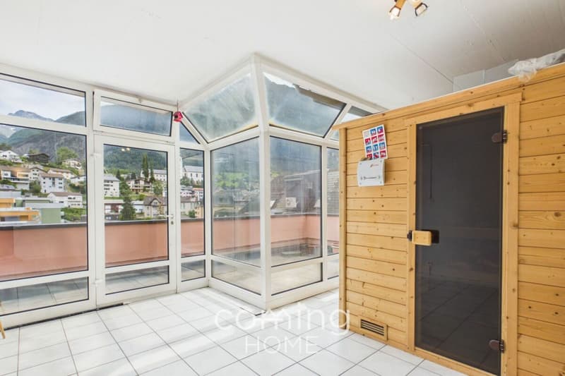 Grosszügige Attikawohnung mit Panoramaterrasse - Brig (15)