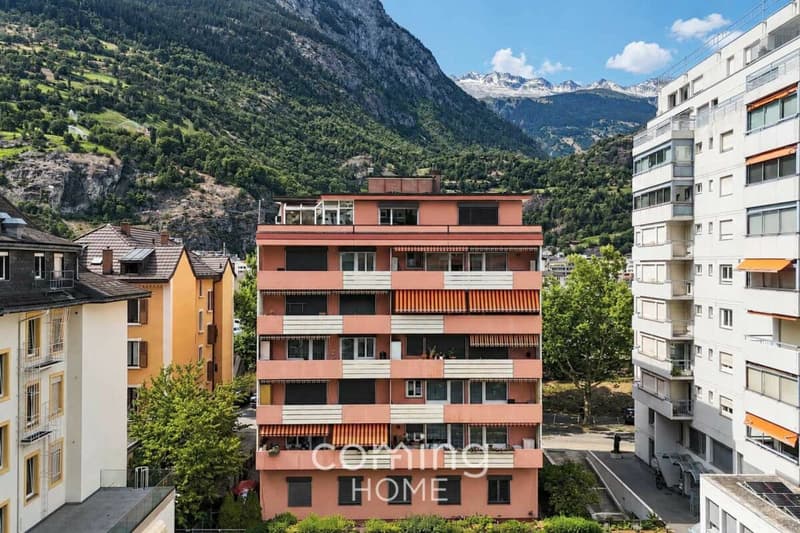 Grosszügige Attikawohnung mit Panoramaterrasse - Brig (18)