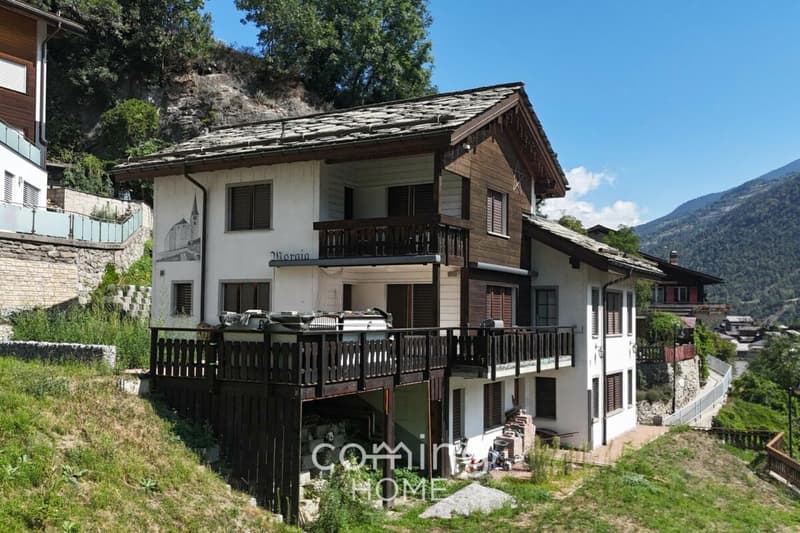 Einfamilienhaus der Extraklasse, Einliegerwohnung und grosser Umschwung in Stalden (1)