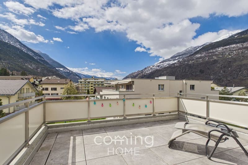Wo der Alpenblick zum Alltag wird: Traum-Attika mit grosser Terrasse in Brig-Glis (13)