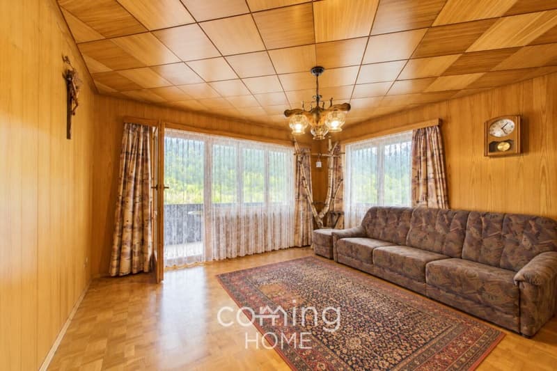 Wohnen mit Weitblick - 4.5-Zimmer-Wohnung mit Alpenpanorama in Wiler. (2)