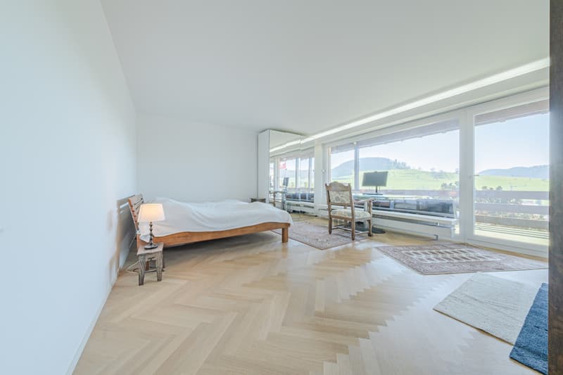 Maison de famille exclusive avec piscine, vue lointaine dans un emplacement ensoleillé (5)
