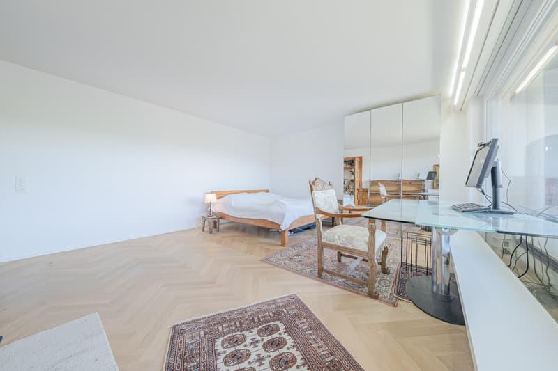 Maison de famille exclusive avec piscine, vue lointaine dans un emplacement ensoleillé (4)