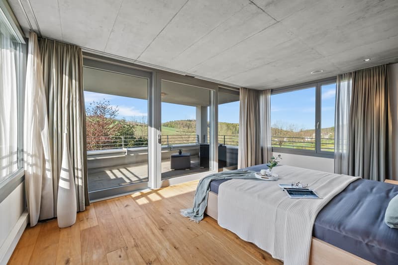 Villa with a panoramic view, pool, and wellness in Olsberg (11)