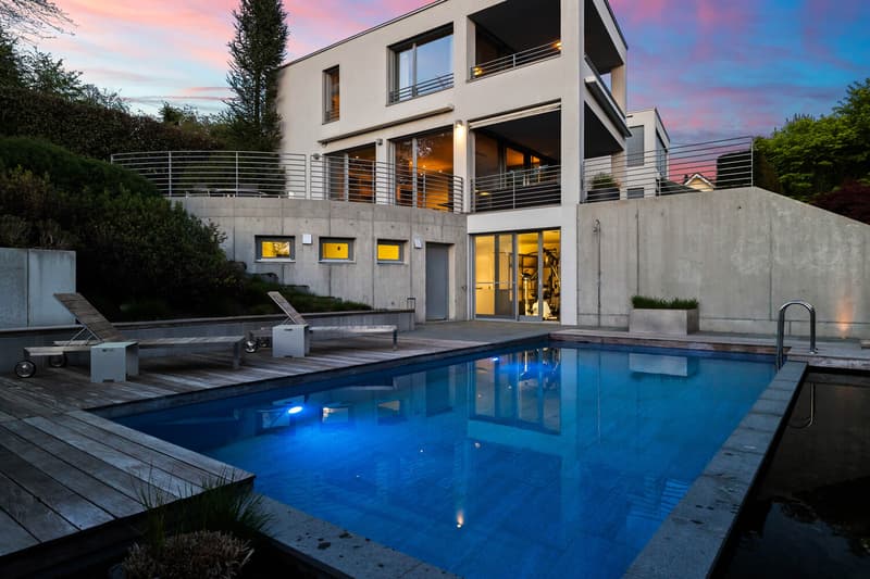 Villa with a panoramic view, pool, and wellness in Olsberg (1)