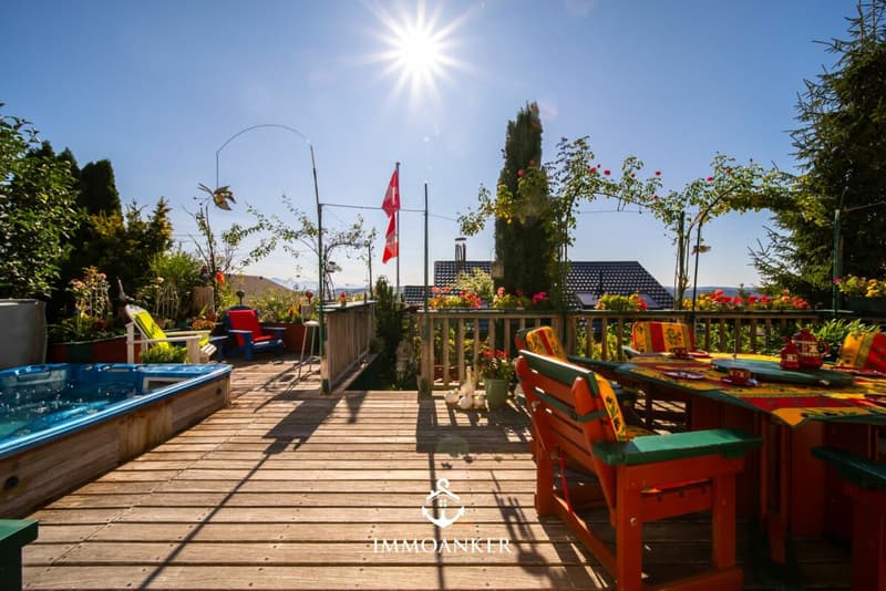 Living with a wide view - surrounded by peace and green. - 6.5 room single-family house in Sulz (13)