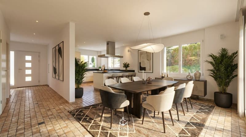 Maison unifamiliale moderne de 10,5 pièces avec vue panoramique, norme Minergie et potentiel d'utilisation polyvalent à Pfungen (2)