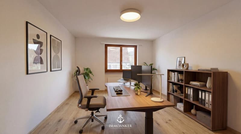 Bright 4.5-room apartment with high ceilings and chimney in Bottmingen (3)