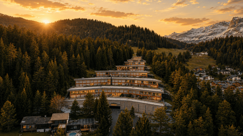 Moderne 2.5-Zimmer-Terrassenwohnung mit 20 m² Terrasse in Laax (1)