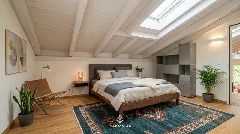 Casa a schiera architettonica con spazio, luce e privacy a Gockhausen (6)