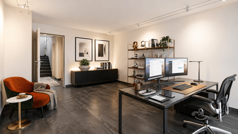 Casa a schiera architettonica con spazio, luce e privacy a Gockhausen (15)