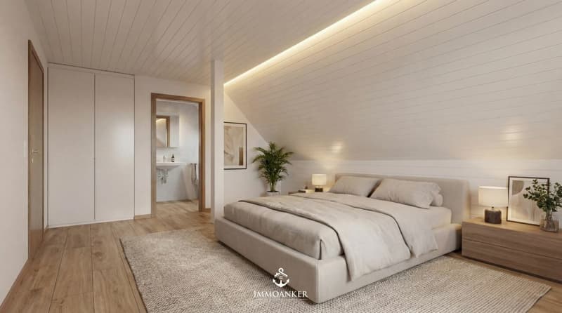 Bright 4.5-room apartment with high ceilings and fireplace in Bottmingen (6)