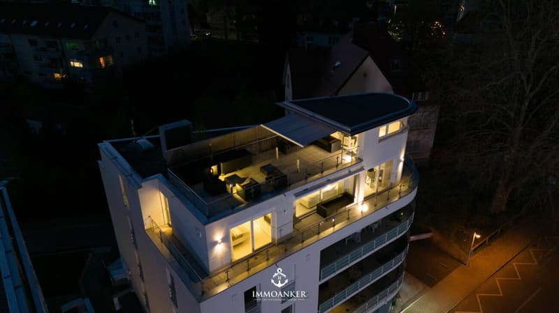 Luxury au-dessus du lac de Constance - Penthouse avec vue panoramique et terrasse sur le toit de la classe extra (1)