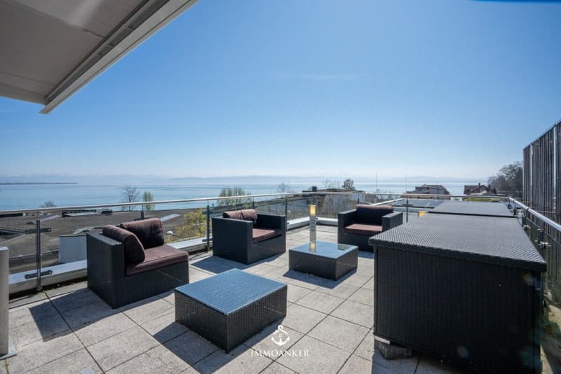 Luxury au-dessus du lac de Constance - Penthouse avec vue panoramique et terrasse sur le toit de la classe extra (2)