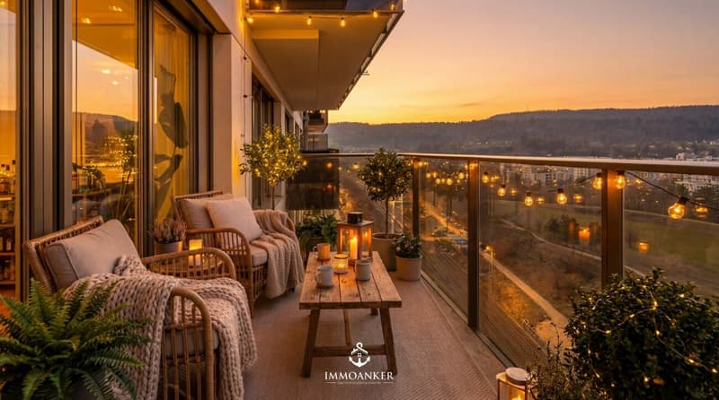 Appartement de 4,5 pièces exclusif avec vue lointaine, terrasse et norme Minergie à Dübendorf (1)