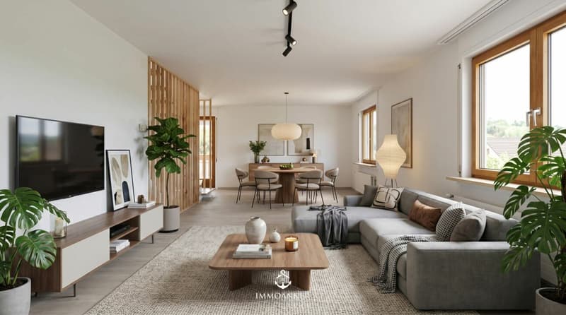 Casa unifamiliare di 6,5 locali appena ristrutturata con pendio a sud e vista panoramica a Füllinsdorf (2)