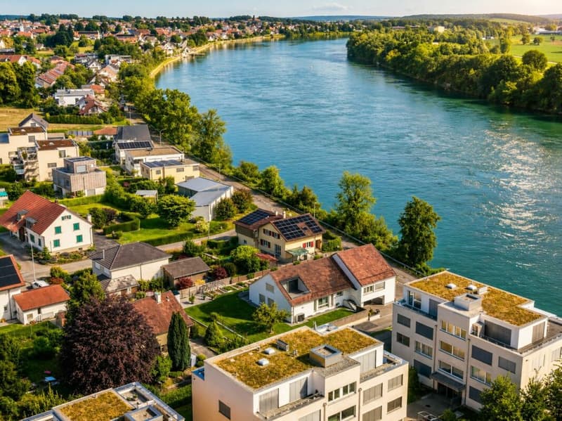 Luxuriöses Wohnen direkt am Rhein - exklusives 6.5-Zimmer-Einfamilienhaus mit traumhafter Aussicht (36)