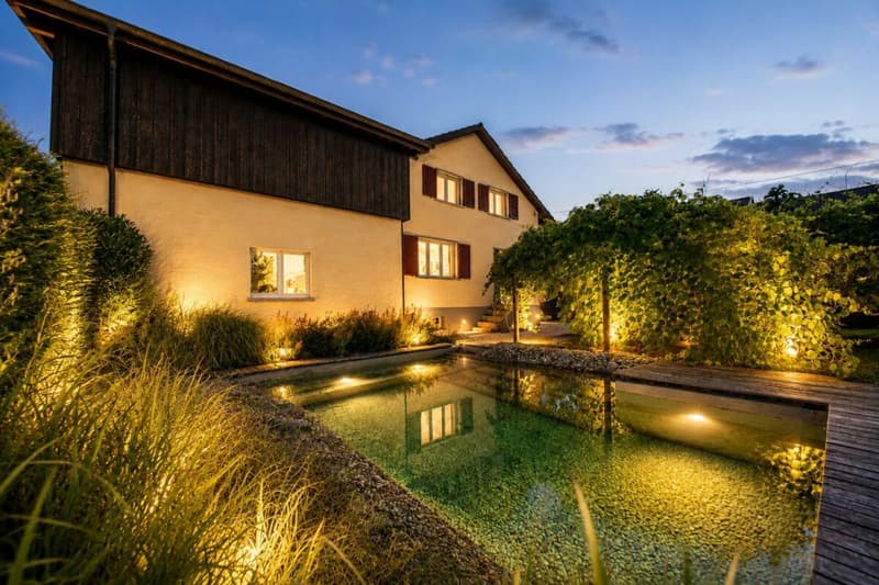 Ein Zuhause am Rhein mit Naturpool und Ausbaupotenzial - exklusives 8.5-Zimmer-Einfamilienhaus (19)