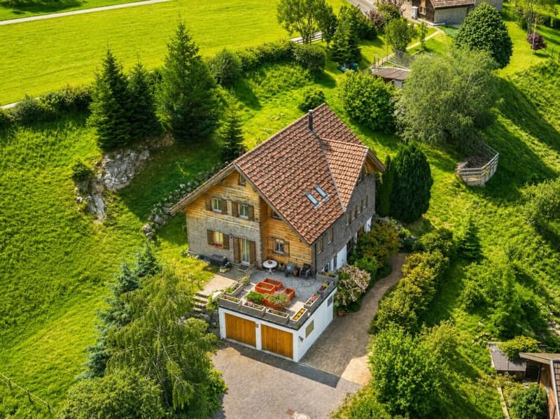 Unique solid wood house made of moonwood - healthy living with mountain views and versatile usage possibilities (22)