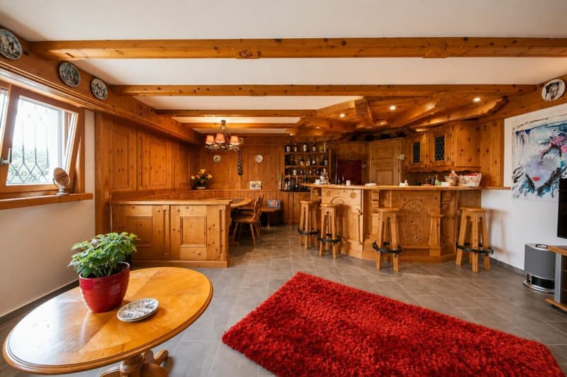Exklusives Familienparadies mit Pool und Weitblick - grosszügiges 10-Zimmer-Einfamilienhaus in Bergdietikon (15)