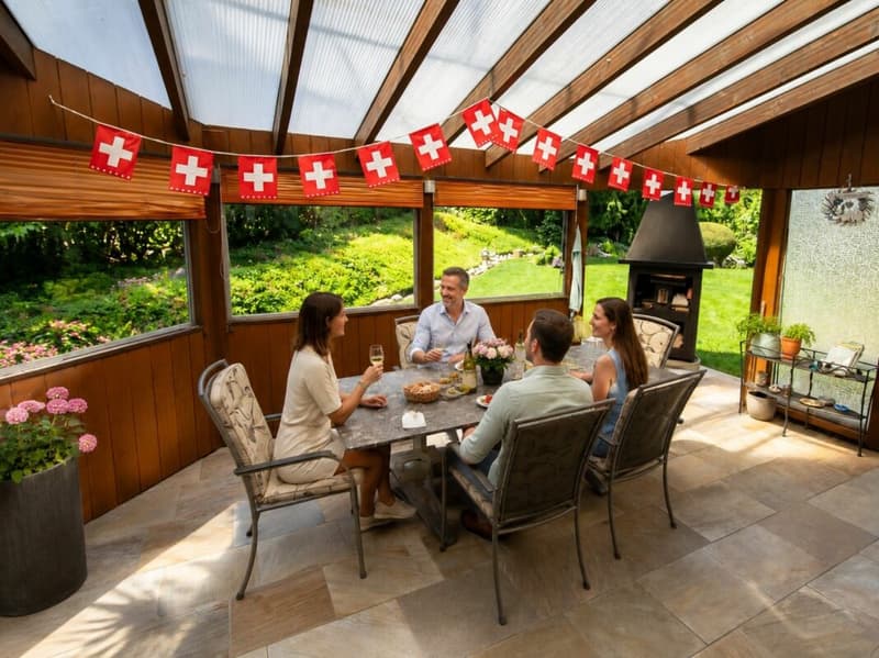 Exklusives Familienparadies mit Pool und Weitblick - grosszügiges 10-Zimmer-Einfamilienhaus in Bergdietikon (2)