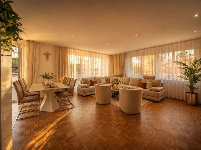 Über den Dächern von Herisau - exklusive 5.5-Zimmer-Attikawohnung mit zwei Terrassen und privatem Liftzugang (3)