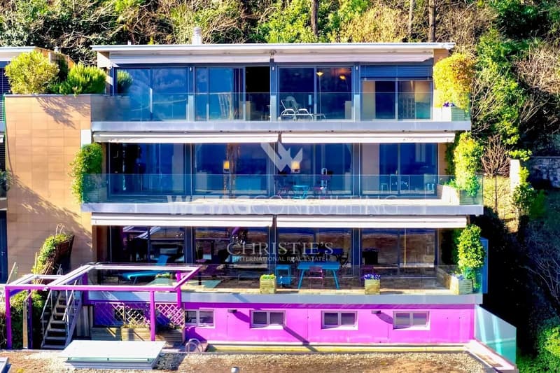 Lugano-Melide: Moderne Penthouse-Wohnung mit magischem Luganersee-Blick zu verkaufen (1)