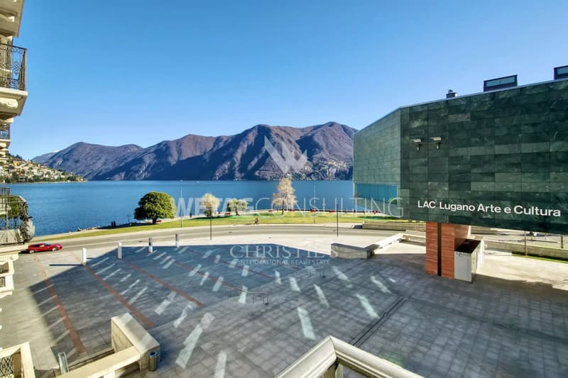 Luxus-Wohnung im Zentrum von Lugano zu verkaufen mit Blick auf den Luganer See (1)