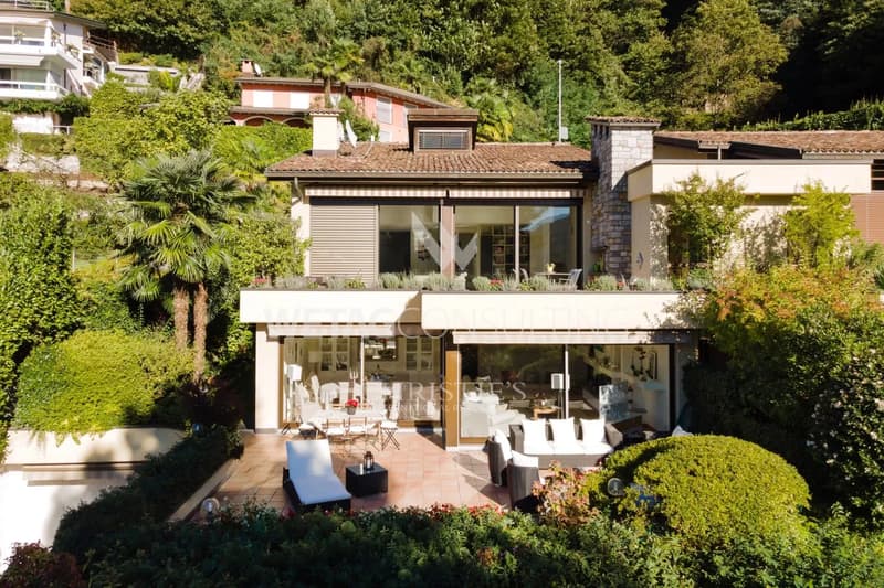 Carabietta: elegante Wohnung mit Terrasse, privatem Garten & Blick auf den Luganersee zu verkaufen (11)