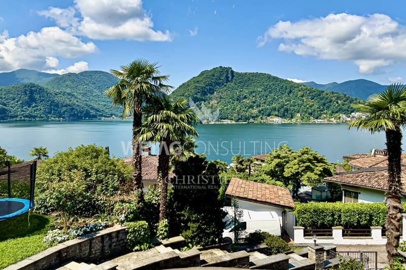 Renommierte Villa in Carabietta mit Pool & Blick auf den Luganer See zu verkaufen (2)