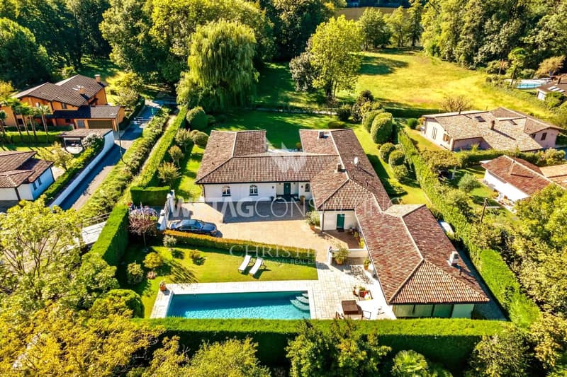 Lugano-Origlio: bezaubernde Villa in der Nähe vom Origliosee  zu verkaufen (12)