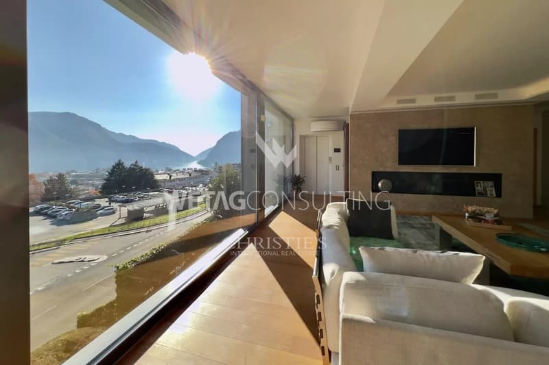 Lugano: moderne Villa mit Seeblick zu verkaufen (2)