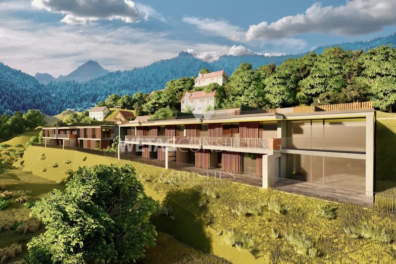 Lugano-Carona: Moderne Wohnungen mit spektakulärer Aussicht auf den Luganersee zu verkaufen (1)