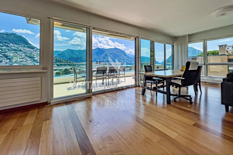 Lugano: Elegante Wohnung an zentraler Lage mit teilweiser Seesicht zu verkaufen (1)