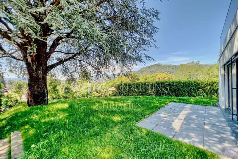 Lugano-Cadro: Moderne Villa mit Garten zu verkaufen (2)